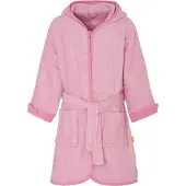 Playshoes badstof badjas roze unicorn Meisjes Katoen Capuchon Effen - maat 146/152