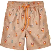 Playshoes Zwemshorts cappuccino / oranje / zwart / wit