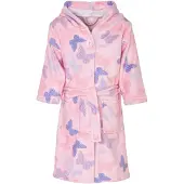 Playshoes Badjas blauw / pastelblauw / rosa / pastelrood
