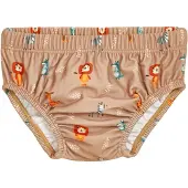 Playshoes Zwembroek lichtbruin / lichtroze / knalrood