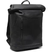 The Chesterfield Brand Mazara Zakelijke rugzak Leer 39 cm Laptop compartiment zwart