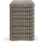 Byrklund handdoeken 50 x 100 - set van 10 - Hotelkwaliteit - Taupe