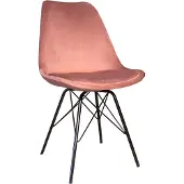 Lizzely Garden & Living SET DEAL: 4 stuks Eetkamerstoel Viga oud roze velvet eetstoel zetel
