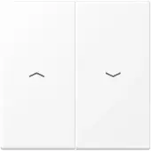 JUNG Schakelaar/knop LS995PWWM sneeuwwit mat, Knoppen + Schakelaars, Wit