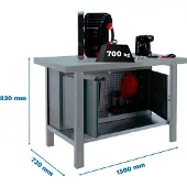 Simonwork (bancos De Trabajo) Bt6 Pro Werkbank 830x1500x730 Mm