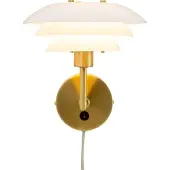 Dyberg Larsen Wandlamp DL20, messing / goud, Woon-/ Eetkamer, Glas, Design, wandlamp