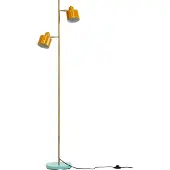 Dyberg Larsen Vloerlampe , Ocean, Goud / Messing, Werkkamer / Kantoor, Metaal, Vintage / Retro