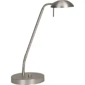 Steinhauer Biron LED Tafellamp | 8W 2700K 650lm 827 | Dimbaar | Staal/Wit