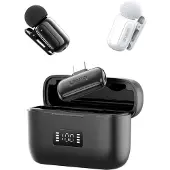 Ulanzi A200 Mini Mic draadloze microfoon USB-C - zwart/wit