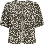ONLY Blouse 'ONLJENNA' beige / sand / zwart