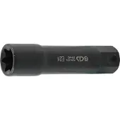Bgs dopsleutelinzet E-profiel extra lang aandrijving buitenzeskant 22 mm SW E24 - 5246-E22