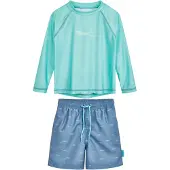 Playshoes UV-bescherming 'Hai' blauw / turquoise