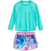 Playshoes UV-bescherming navy / turquoise / rosa