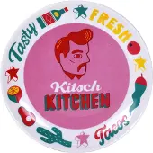 Kitsch Kitchen bord 21cm El Restaurante el signor