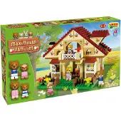 Androni Unico bouwstenen huis Maximilian Families 155-delig speelgoedset.