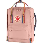 Fjällräven Sportrugzak 'Kanken Rainbow' poederroze