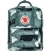 Fjall Raven Rugzak 'Kanken' blauw / zwart / wit