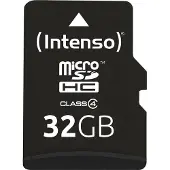 Intenso Micro SDHC 32GB 32GB Micro SDHC Klasse 4 flashgeheugen