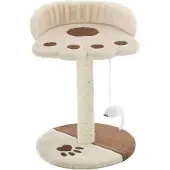vidaXL Kattenkrabpaal met sisal krabpaal 40 cm beige en bruin