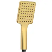 Sapho Handdouche, 245 mm, siliconen sproeiers, ABS/goud mat