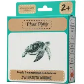 Mama Maluje 4-delige puzzel waterdieren - 4-delige puzzel