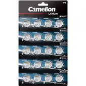 Camelion CR2025 3V Lithium knoopcellen - 20 stuks