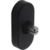 Intersteel Basisplaat tbv raamkruk draaikiep hals ø18mm - mat zwart