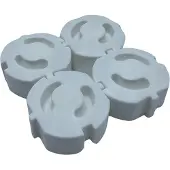 Gadgetpoint - Stopcontact beveiliging - Stopcontact beschermers - Set van 4 - Wit