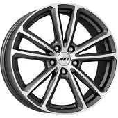 Aez Litá velgen, merk , model Tioga, titanium, 8x19 inch, 5x112 steek, ET 39, kleur: grafiet, mat/gepolijst