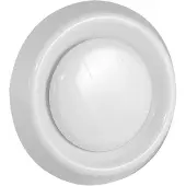 Nedco NEDC ventilatieventiel, kunstst, wit, nom. diam aansl 125mm, rond
