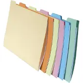 Exacompta Sorteermap 337000E Blauw Karton 2432 cm 60 Stuks