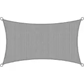 Sol Royal SolVision HS9 – Schaduwdoek Rechthoek 2x4m Grijs – Waterafstotend – UV Bescherming
