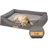 Need Sleep Orthopedisch hondenkussen XXL gepersonaliseerd 100x82x18 cm grijs