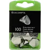 Exacompta Hoekclips Zilver 14763E 5,7 (B) x 2,2 (D) x 9 (H) cm 500 Stuks