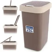 Orion Prullenbak Plastic Bruin 25 l - Afvalmand - Afvalemmer