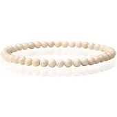 Memphis Natuursteen Armband - 4mm Fossil - 23m