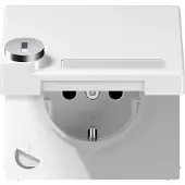 JUNG LS 1520, wandcontactdoos, type F, wit (LS1520NAKLSLWW)