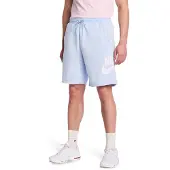 Nike Club Alumni Korte Broeken Heren - Blauw - Maat M - Katoen French Terry