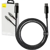 Baseus - USB C naar USB C Kabel 100W 200CM Geschikt voor Apple Macbook (Pro/Air) & Notebook - Zwart