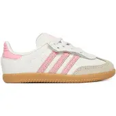 Adidas Sneakers 'Samba' stone grey / rosa / wit
