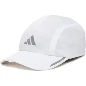 Adidas Sportpet 'RUNNING MESH 4 PANEL CAP' zilvergrijs / wit