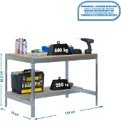 Simonwork (bancos De Trabajo) Bt0 Werkbank 842x1510x760 Mm
