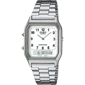 Casio Analoog horloge 'Assorti' grijs / wit