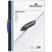 Durable klemmap Swingclip, A4, PP, met clip, donkerblauw