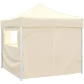 vidaXL Partytent Crème 291 x 291 x 315 cm Oxford Stof
