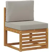 vidaXL Buiten Midden Sofa Massief Acacia Hout Naturel