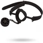 Calexotics - Scandal Silicone Stopper Gag - Bondage SM Gags and muzzles Zwart
