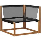 vidaXL Buiten bank set 7 st Natuurlijk en Beige Massief Acacia Hout