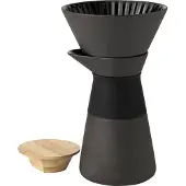 Stelton Theo koffiefilterkan 600 ml aardewerk zwart