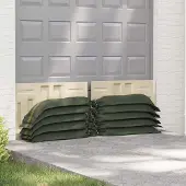 Syfax Zandzakken 100 st Donkergroen 120 x 27 cm HDPE